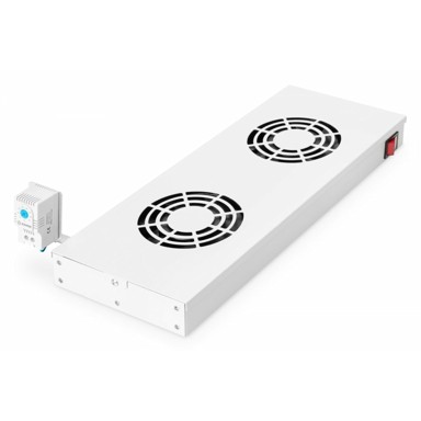 EQUIP Ventilatorski modul 19" 2 ventilatora, svijetlosivi